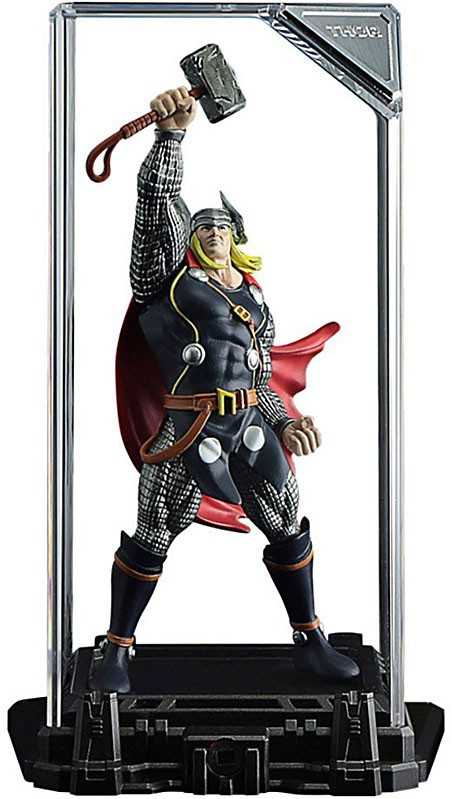Marvel Super Hero Illuminate Gallery Thor 4 Statue Display Case