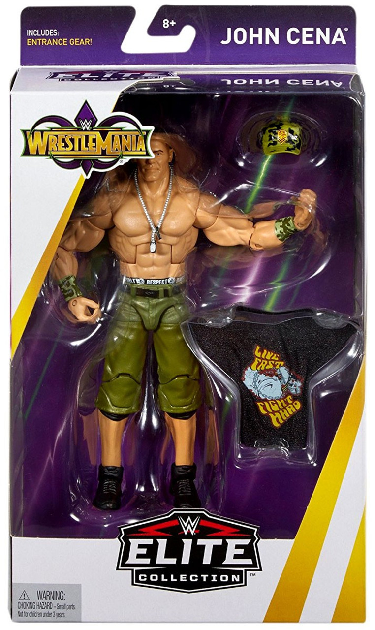 Wwe Wrestling Elite Collection Wrestlemania 34 John Cena 6 Action Figure Entrance Gear Mattel Toys Toywiz