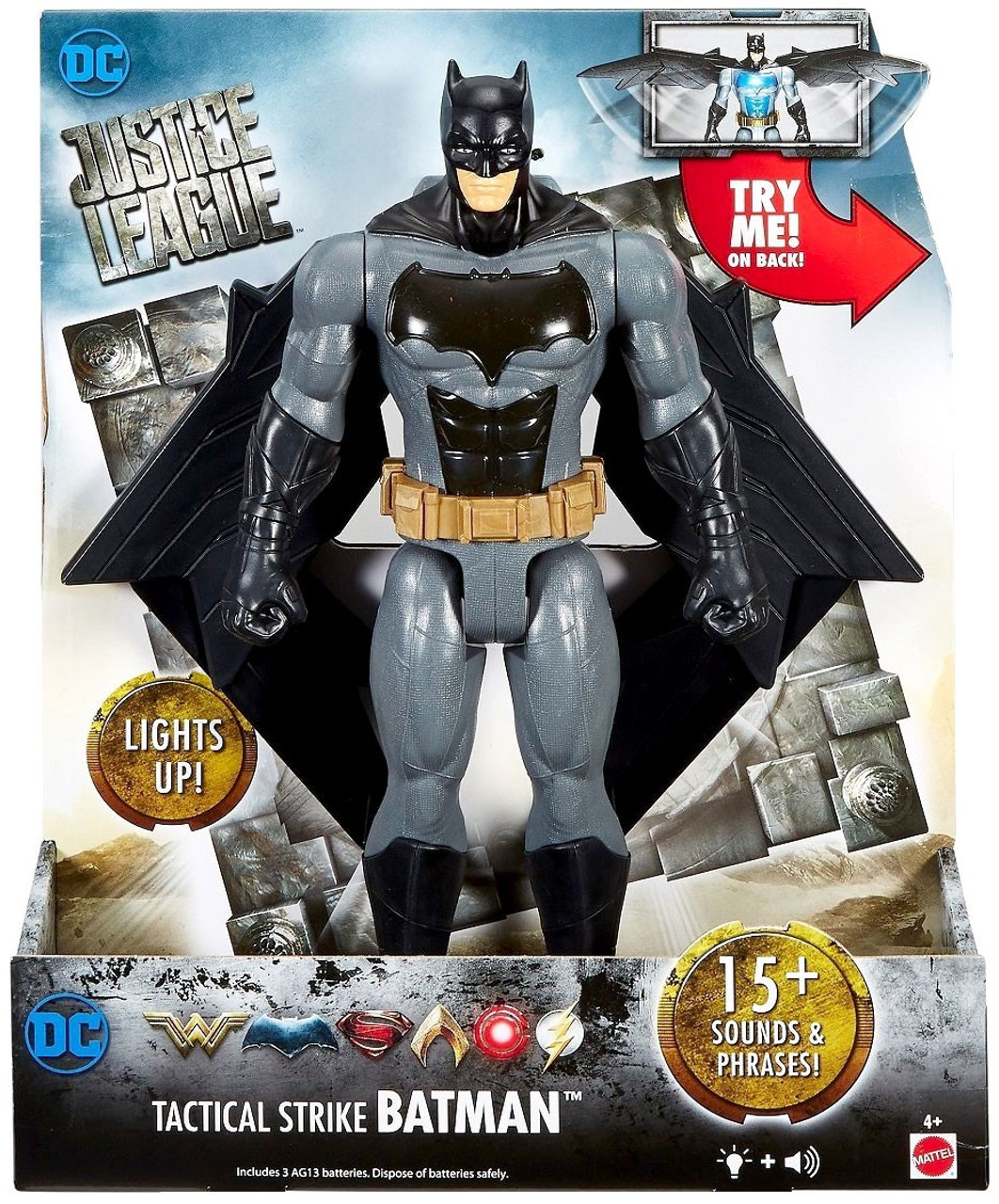 DC Justice League Movie Tactical Strike Batman 12 Action ...
