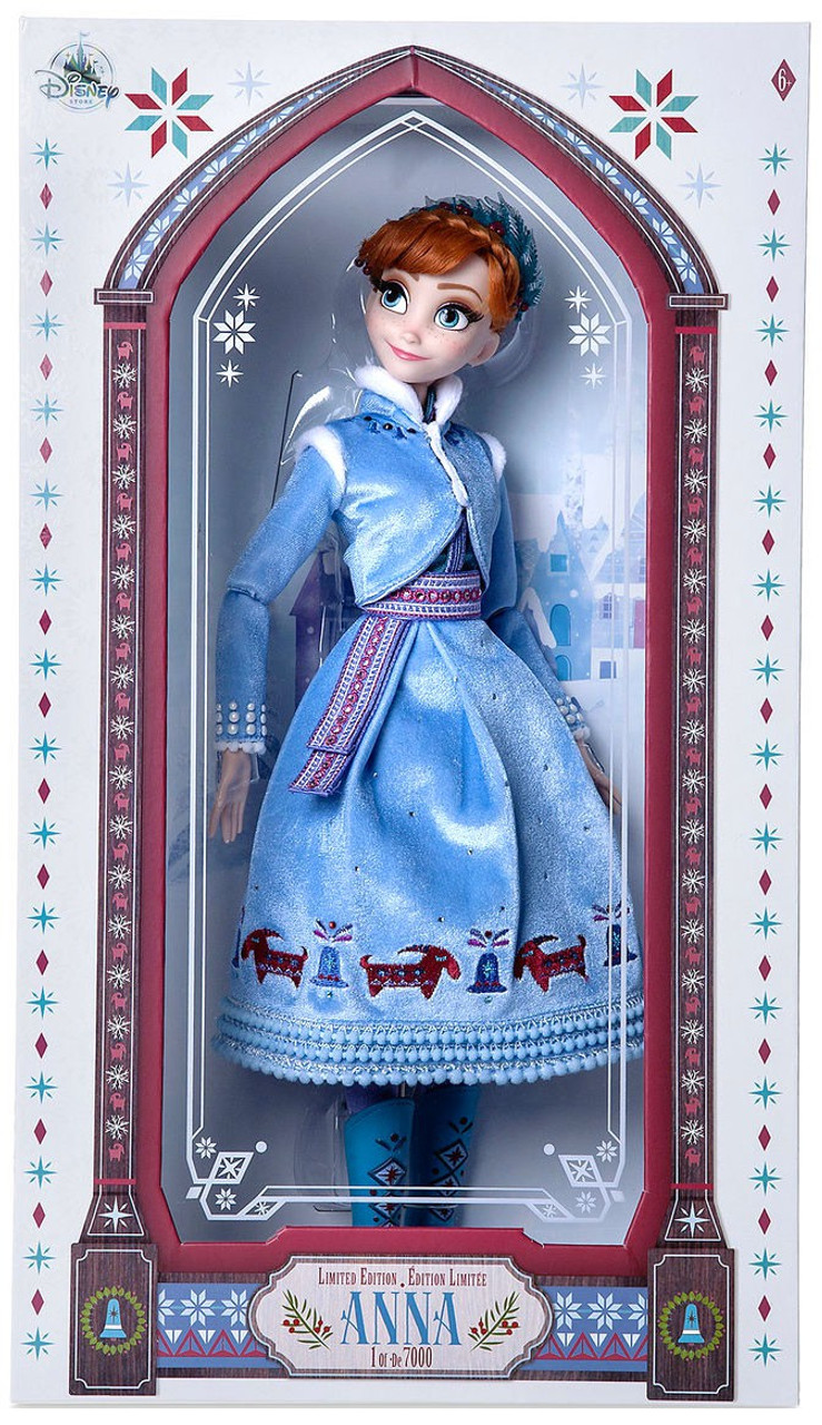 olaf's frozen adventure anna doll