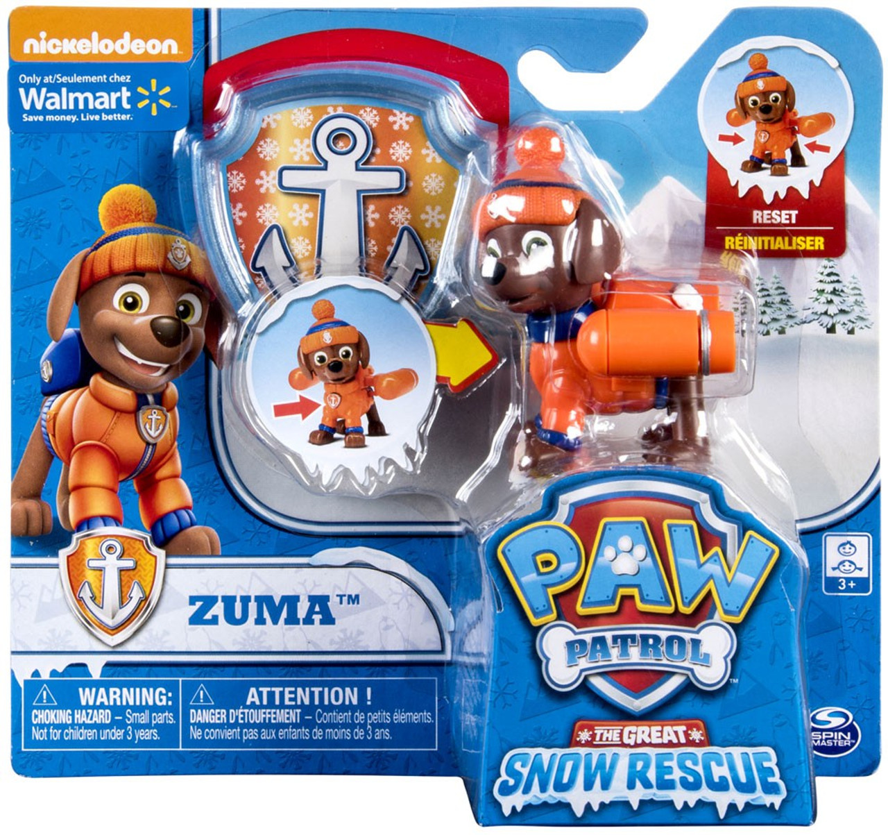 Konflikt Incubus Lærerens dag Paw Patrol The Great Snow Rescue Zuma Exclusive Figure Spin Master - ToyWiz