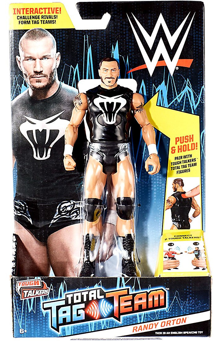 WWE Wrestling Tough Talkers Total Tag Team Randy Orton 6 Action Figure Mattel Toys ToyWiz