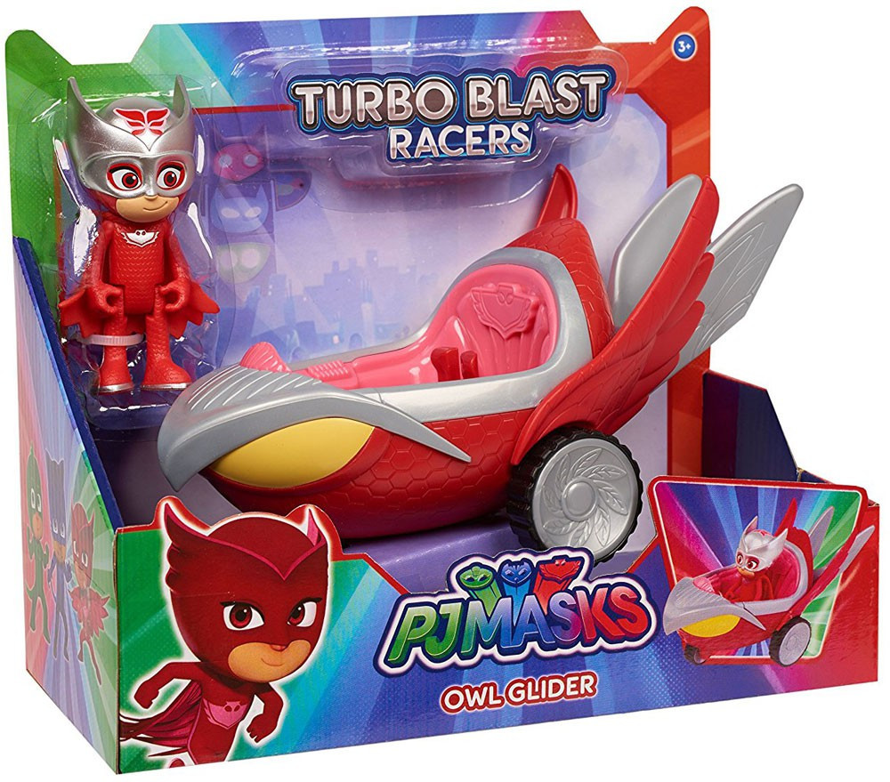 パジャマスク Turbo Blast Racers Owl Glider Disney Junior PJ Masks Turbo Blast Racers Owl Glider Vehicle Just