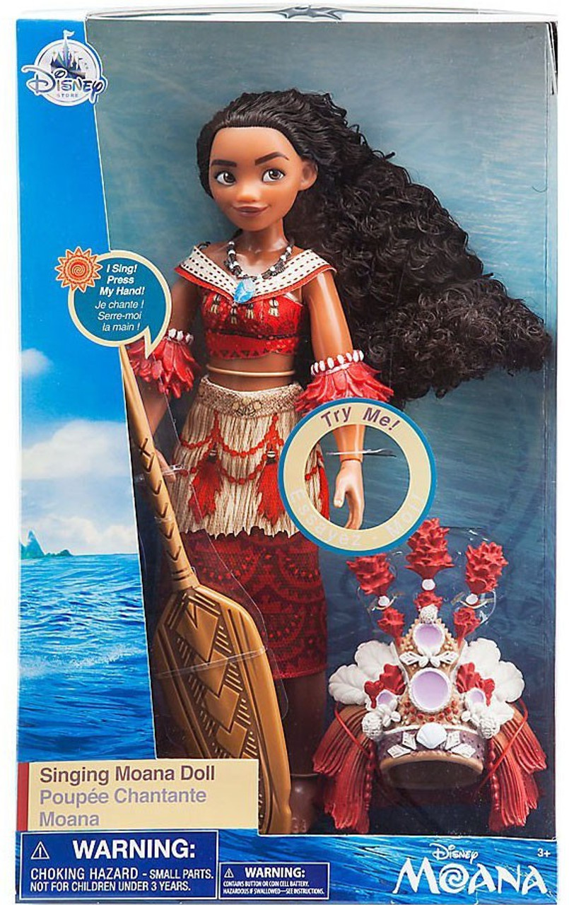 moana singing doll disney store