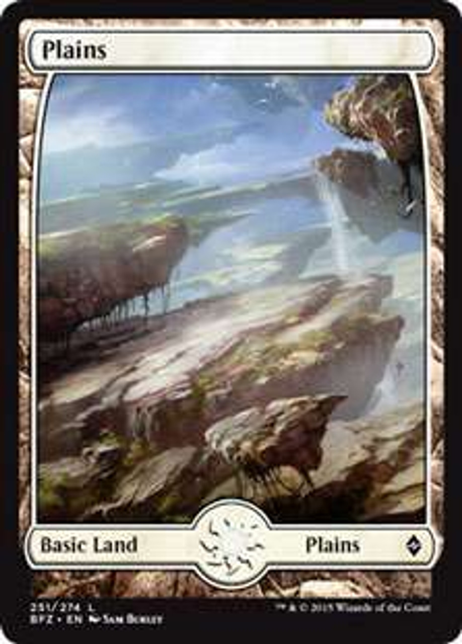 Magic The Gathering Battle For Zendikar Single Card Land Plains