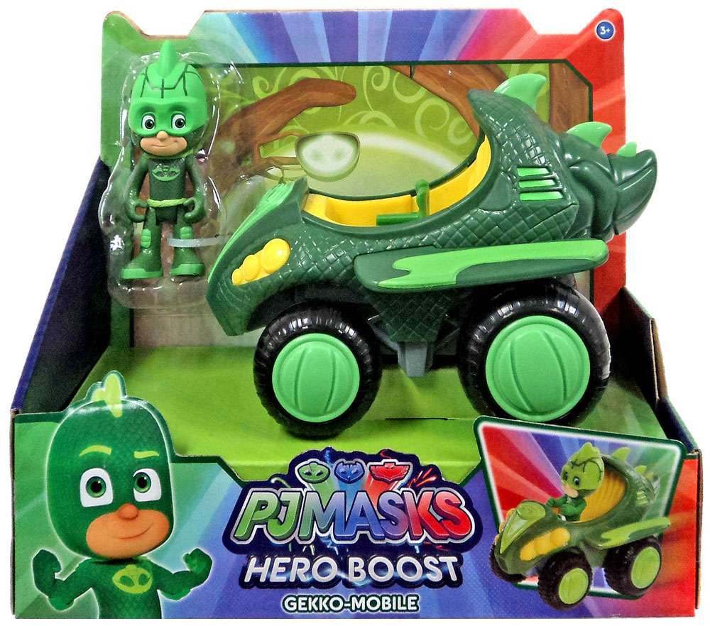 Masque Héros Gekko PJ Masks - Déguisement Enfant 3 Ans Et Plus, Multicolore, Confortable Et Réglable - 2