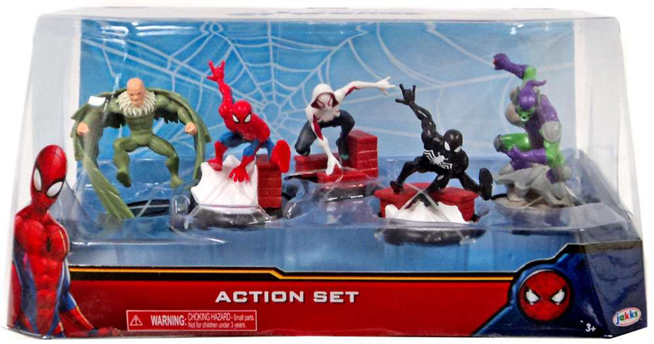 spiderman action figure set