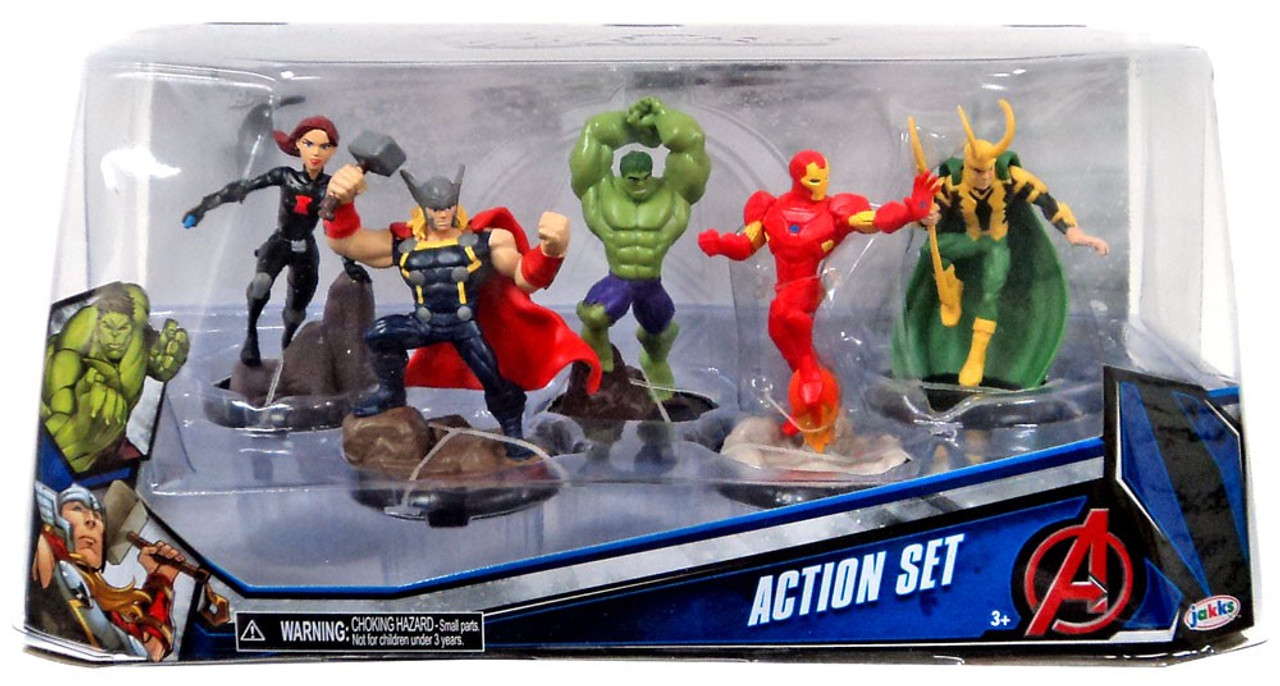 marvel avengers figurine set