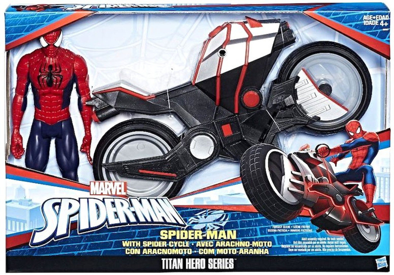 spiderman with spider cycle