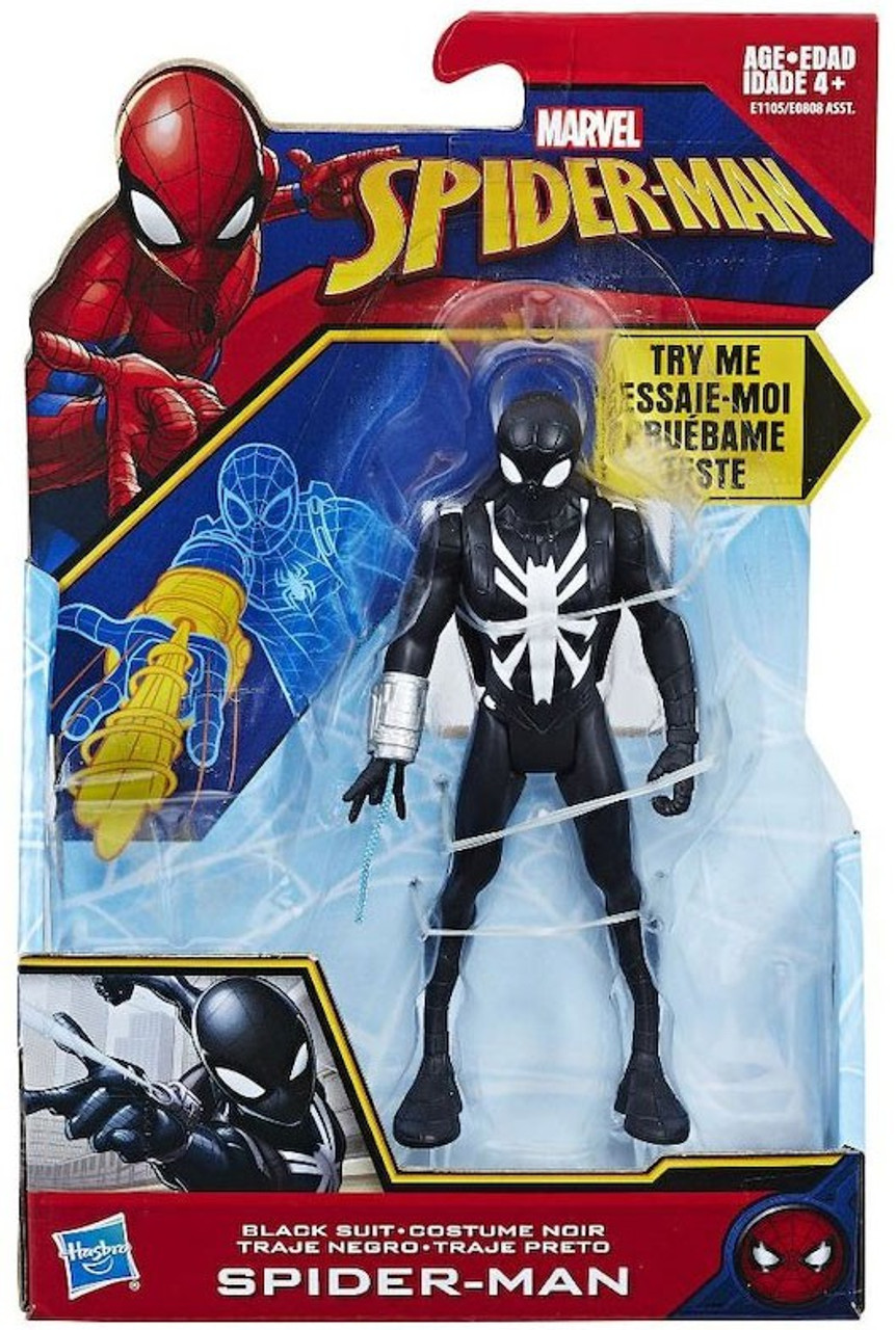 black suit spiderman action figure