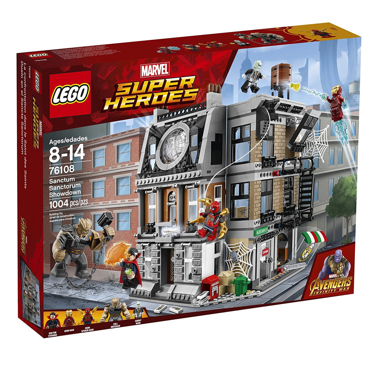 lego marvel avengers sanctum sanctorum showdown 76108