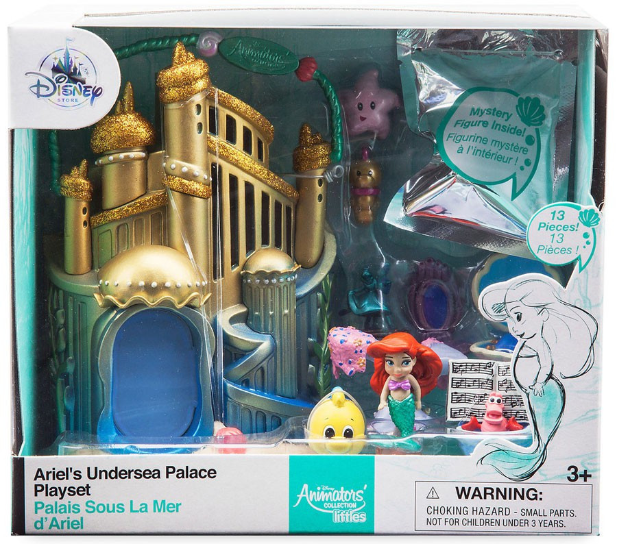 ariel castle and undersea playset