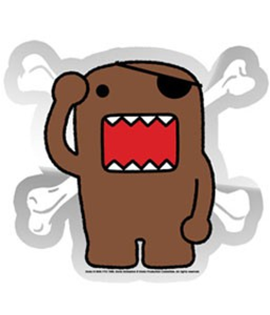 Domo Pirate Sticker Toywiz - domo me roblox