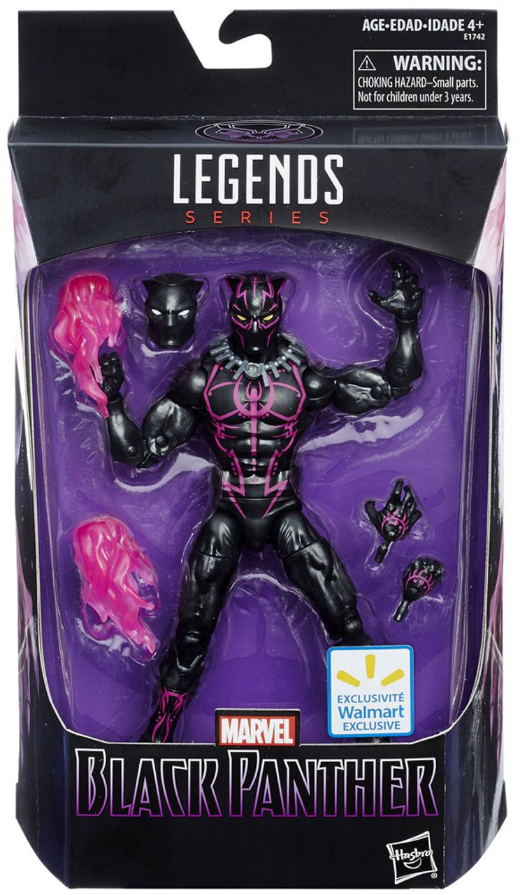 Marvel Black Panther Marvel Legends Vibranium Suit Black Panther Exclusive 6 Action Figure