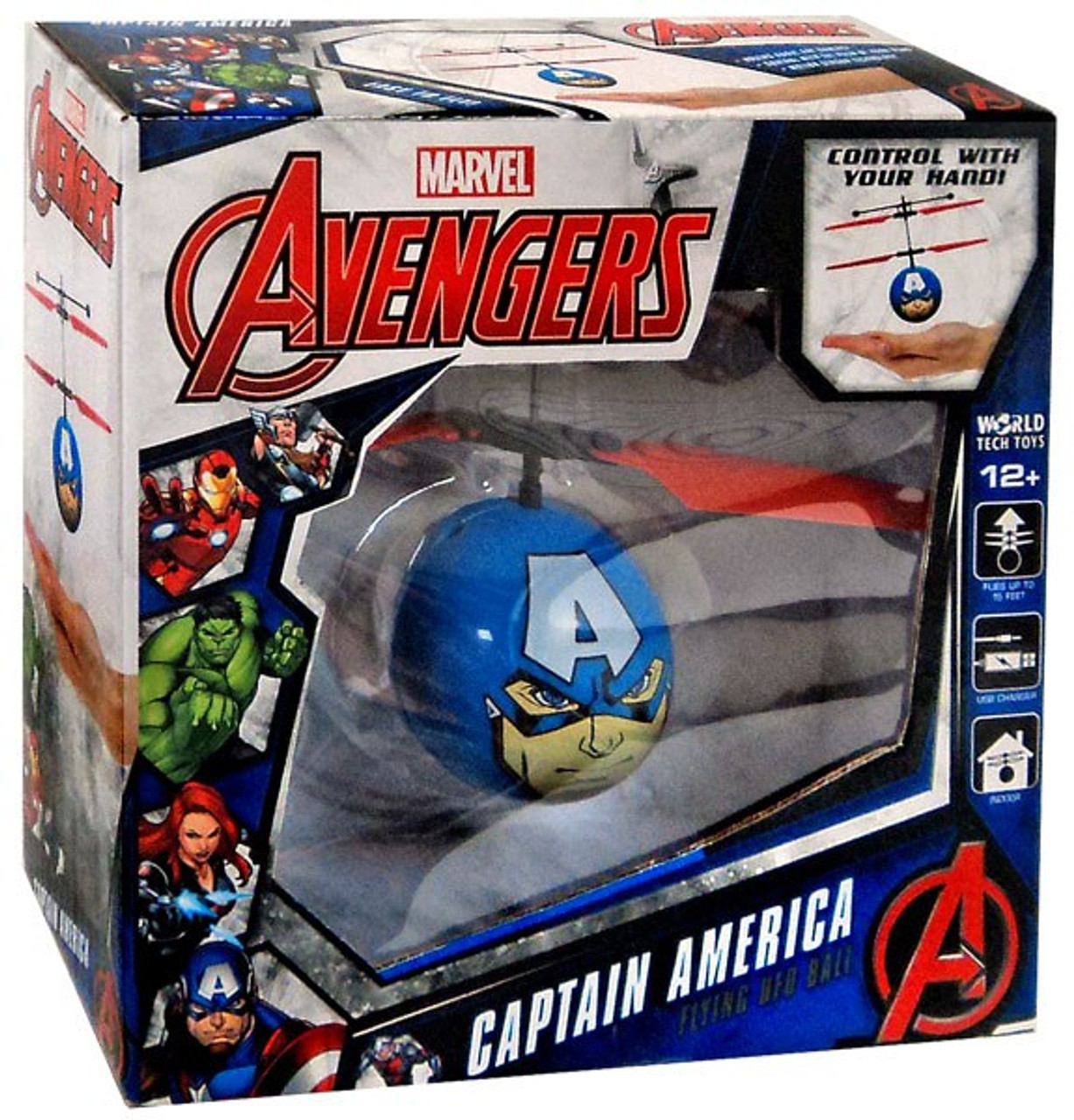 captain america flying ufo ball