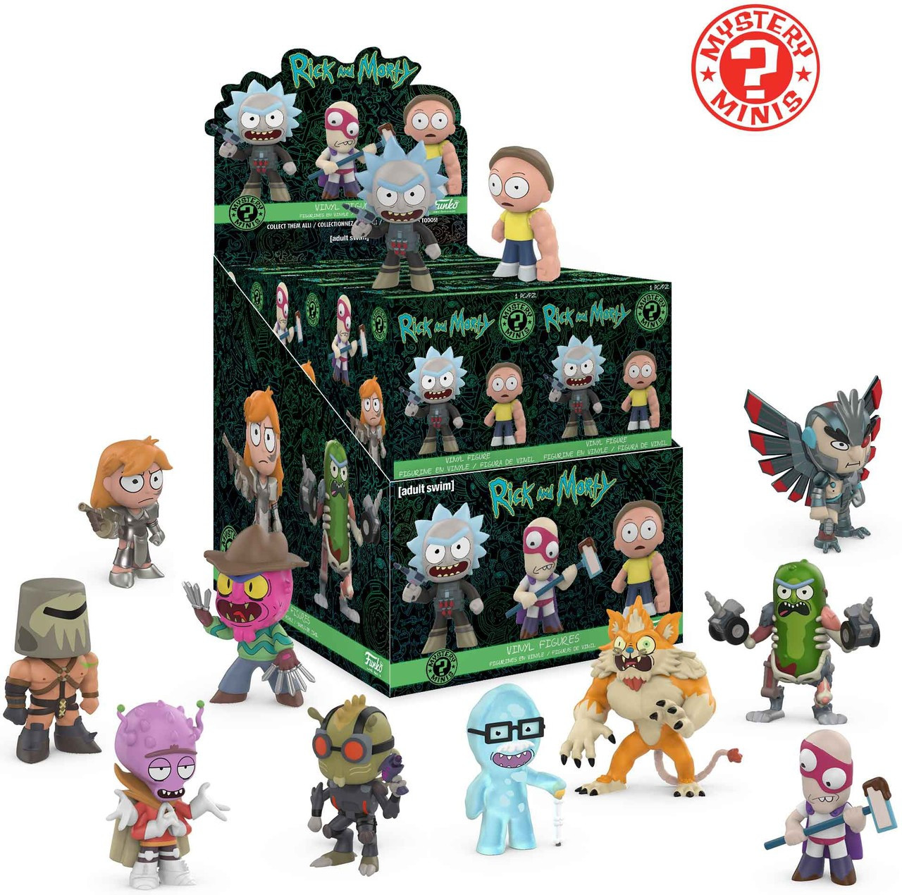 rick and morty mystery mini plushies