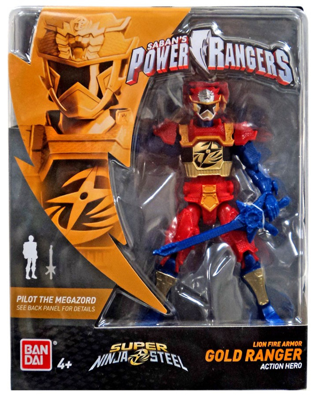 ninja steel gold ranger figure