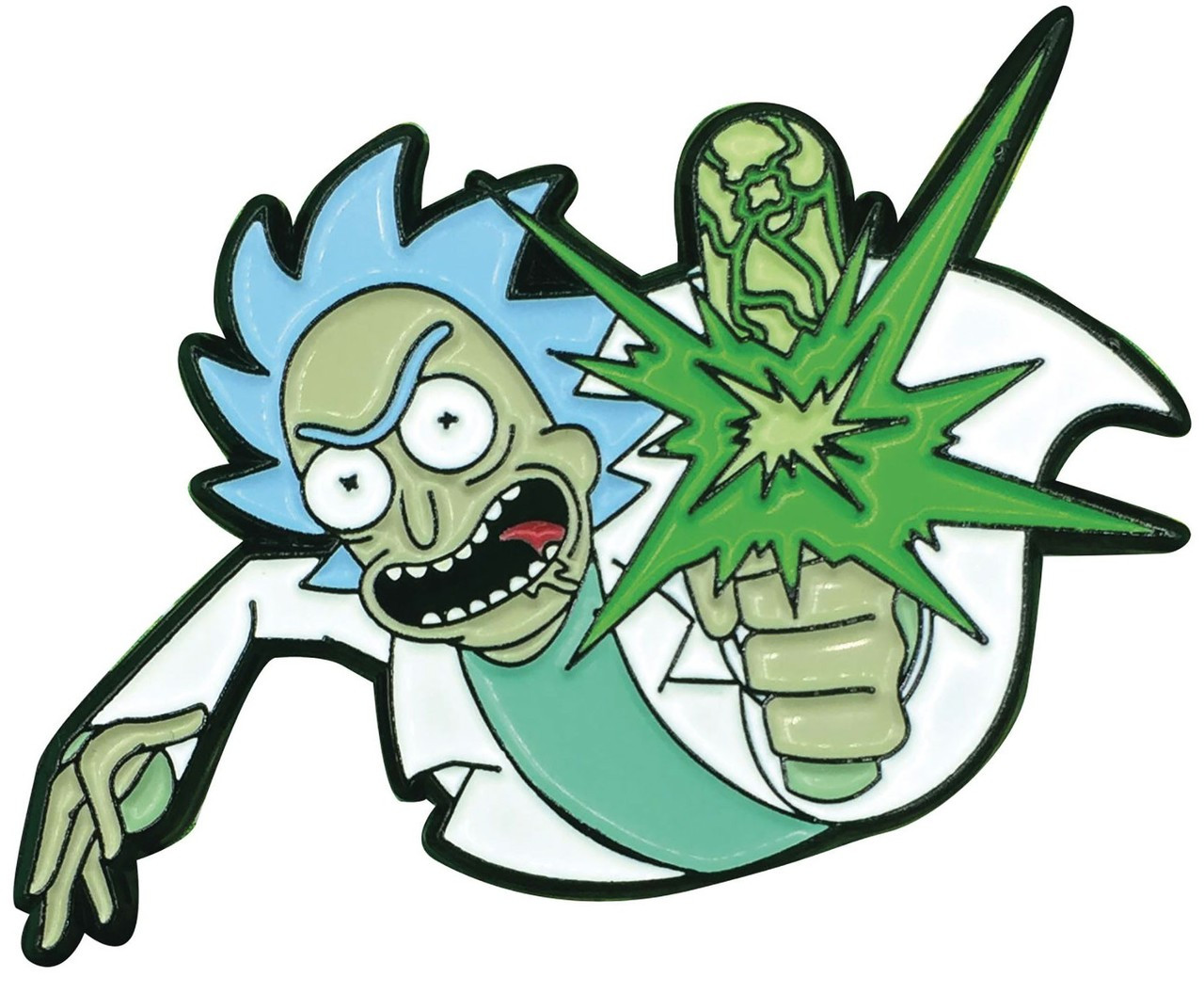Rick Morty Point Blank Rick 1 5 Enamel Pin Zen Monkey Studios Toywiz