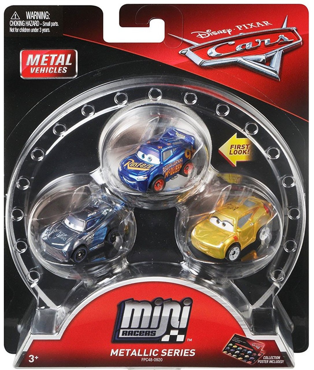 metallic cars 3 lightning mcqueen