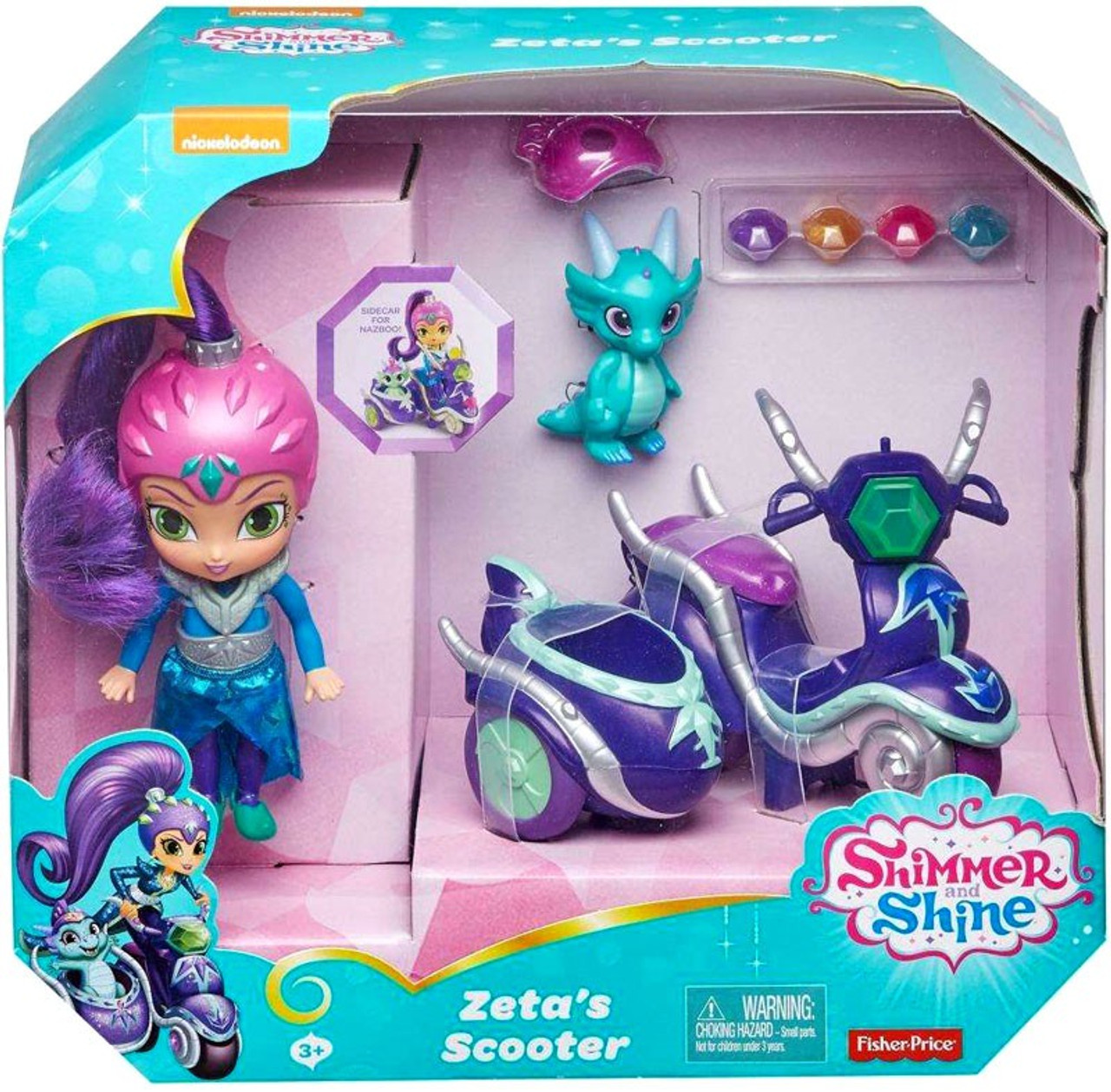 Nickelodeon Shimmer And Shine Nazboo Plush 9 Zeta Pet Dragon Sparkle Spielzeug Radiovirtualcwb Com Br