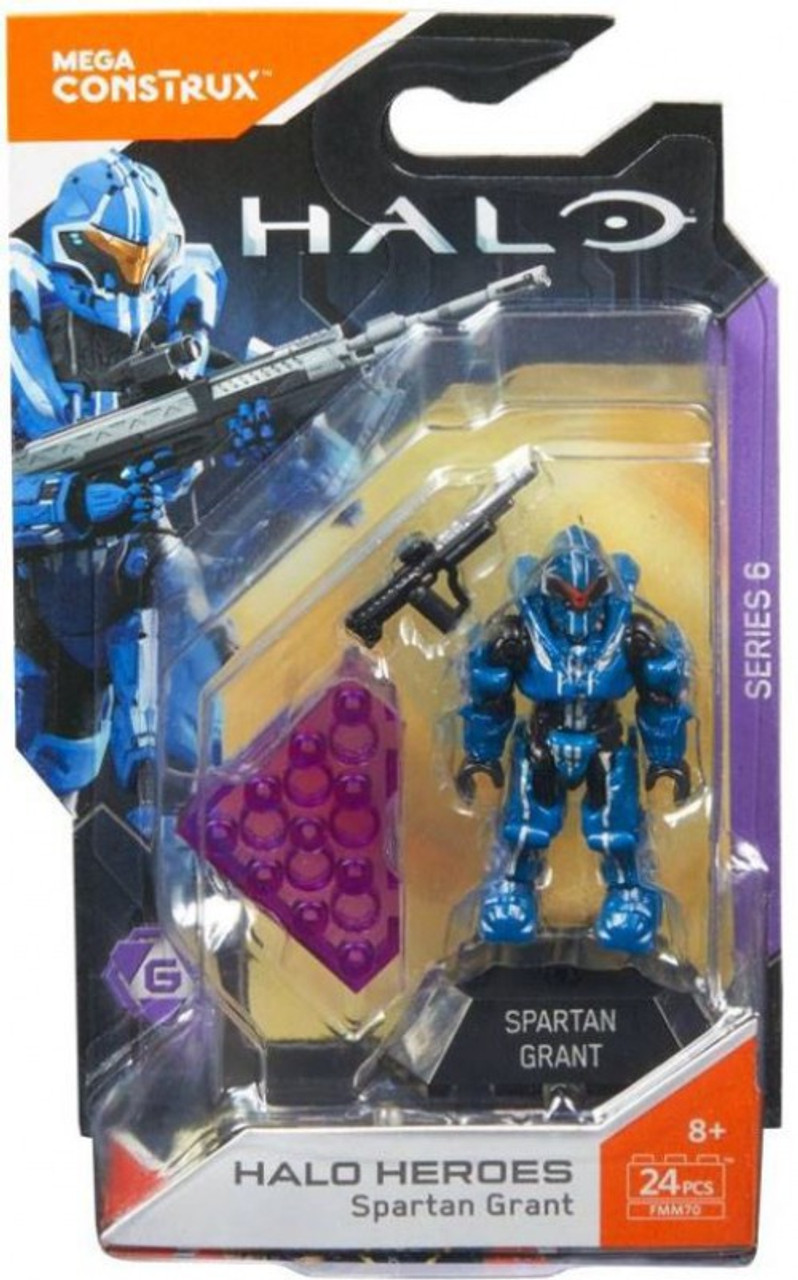 Halo Heroes Series 6 Spartan Grant Mini Figure Mega Construx Toywiz - spartan 092 jerome roblox