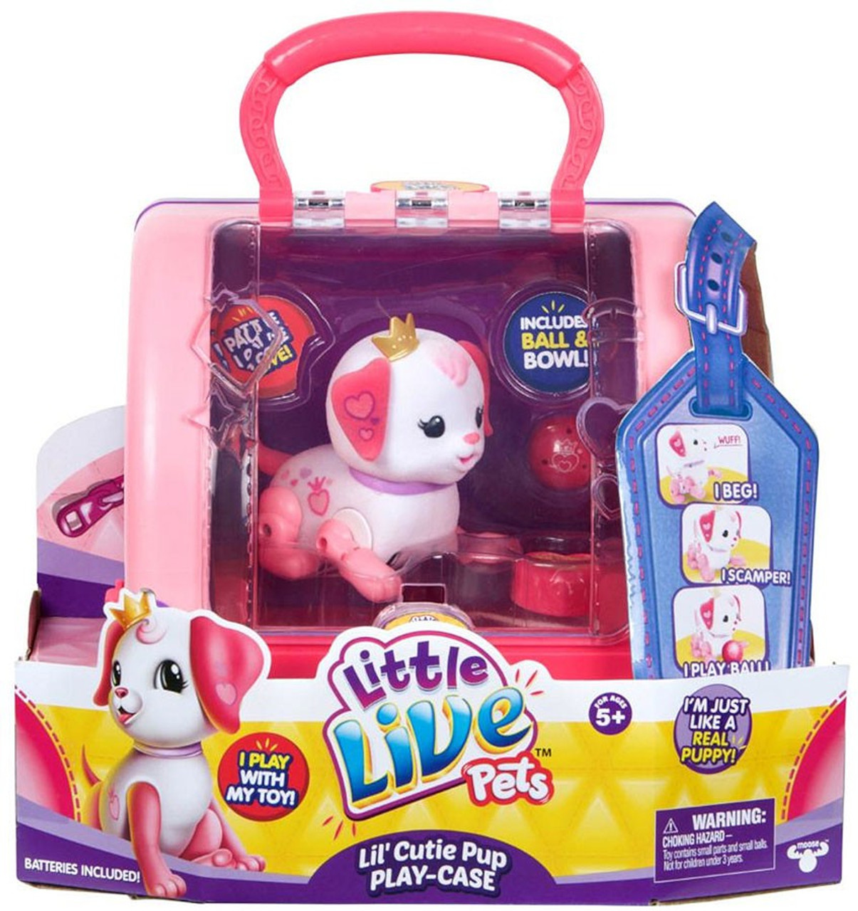 little live pets pink dog