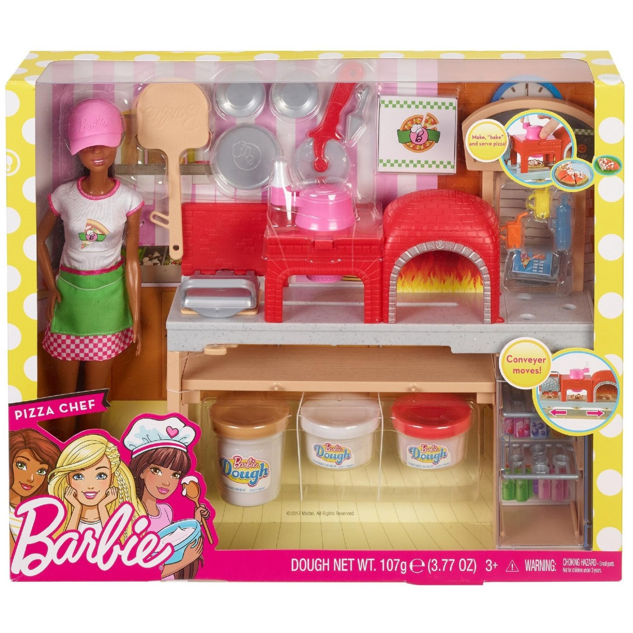 barbie doll pizza set