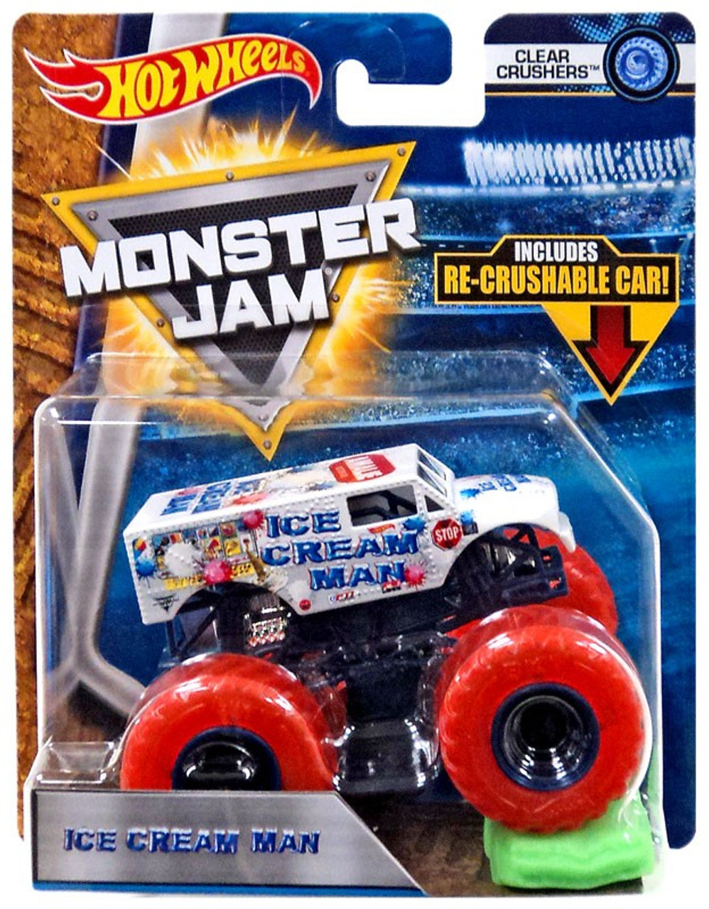 ice cream man monster truck toy