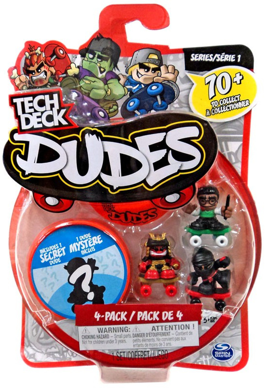 tech deck dudes 4 pack