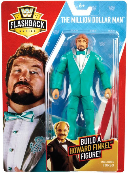 WWE Wrestling Flashback Series 1 The Million Dollar Man 6 Action Figure