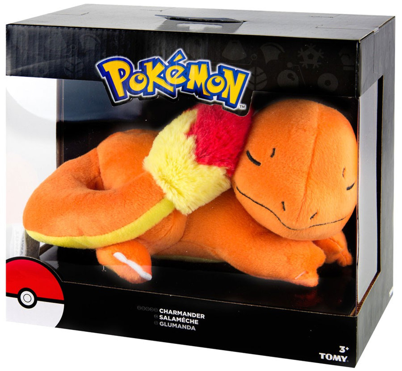 pokemon sleeping charmander 18 inch plush