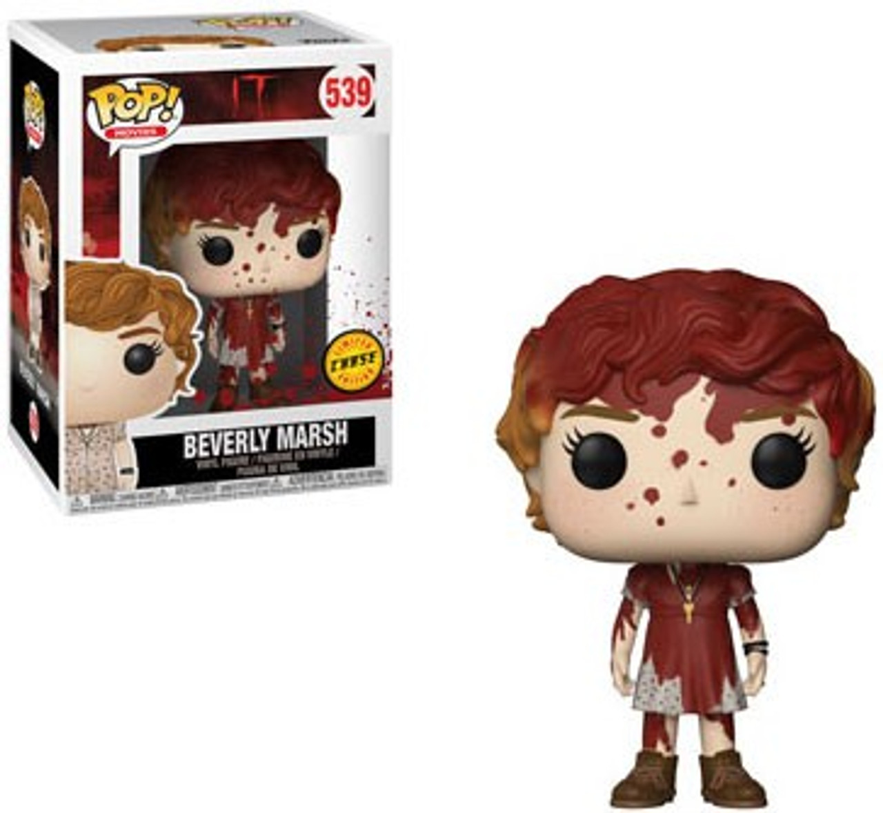 Funko It Pop Movies Beverly Marsh Vinyl Figure 539 Bloody Chase Version Toywiz - angry bloody face roblox