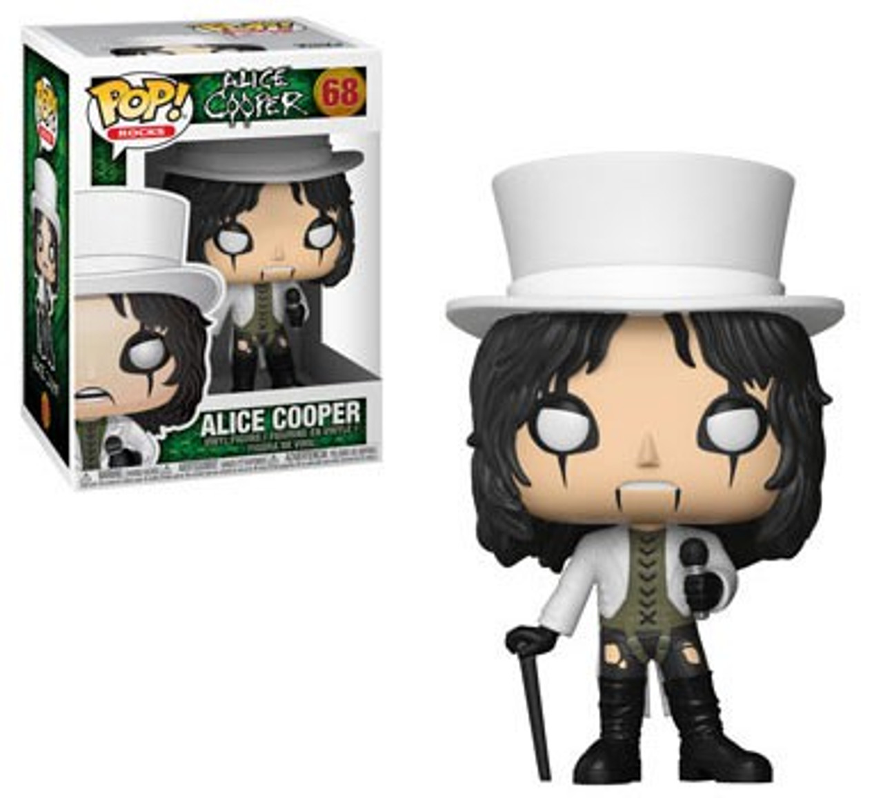 Funko Alice Cooper Pop Rocks Alice Cooper Vinyl Figure 68 White Top Hat Toywiz - psy gangnam style tux pants roblox