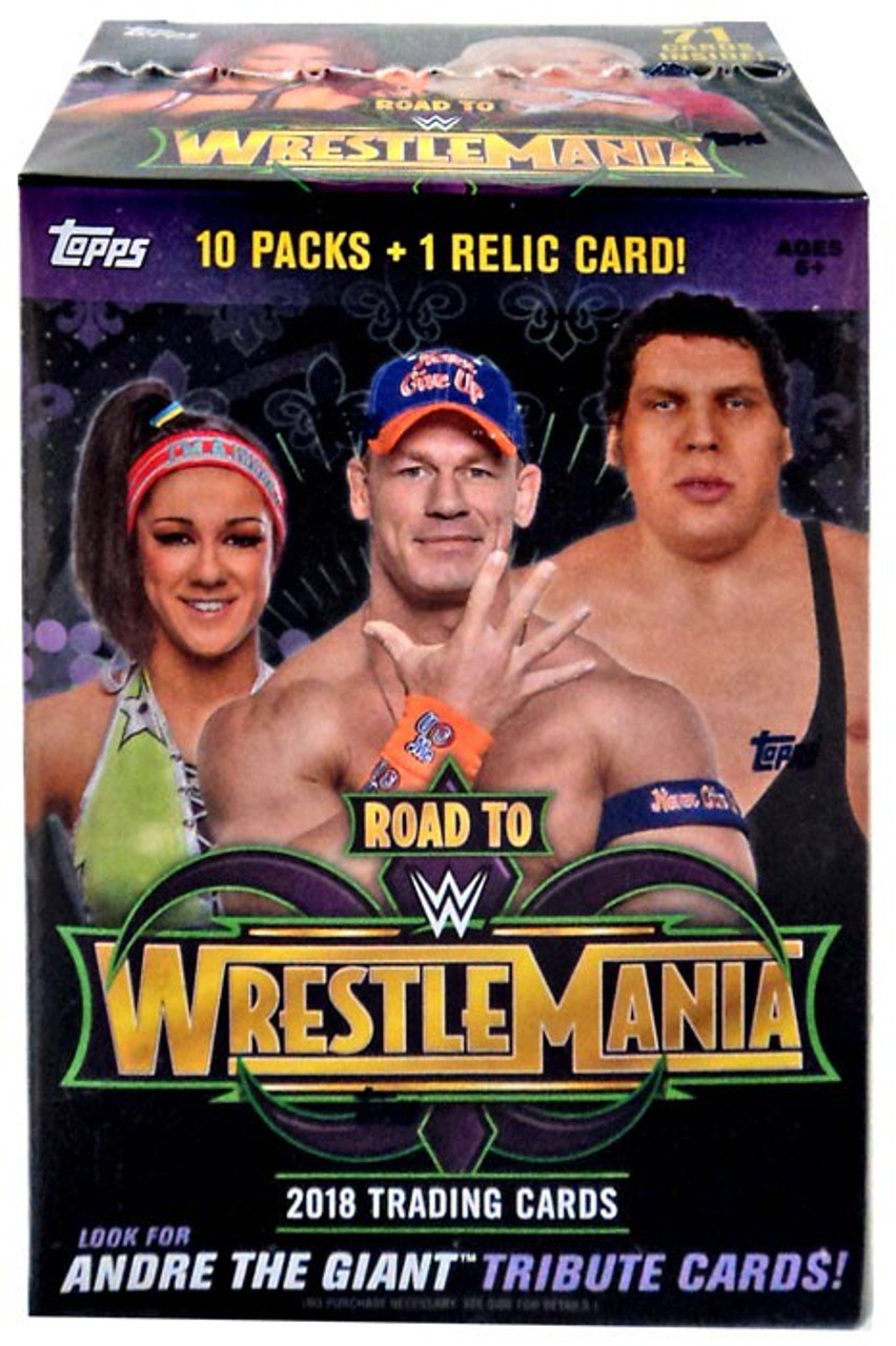 WWE Wrestling Topps 2018 Road to WrestleMania Trading Card BLASTER Box