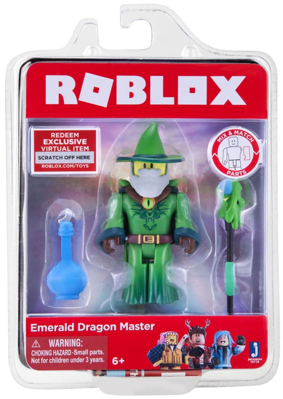 Roblox Emerald Dragon Master 3 Action Figure Jazwares Toywiz - dragon roblox s place roblox
