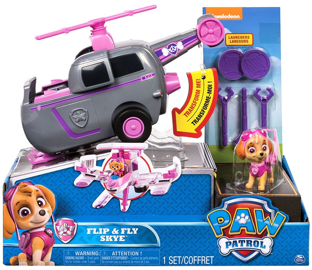 paw patrol flip & fly