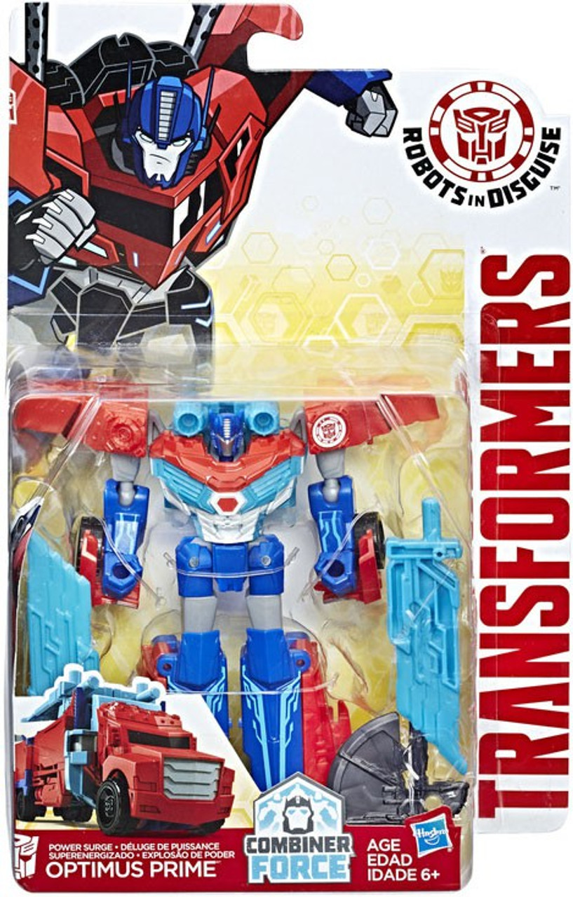 transformers robots in disguise optimus prime power surge