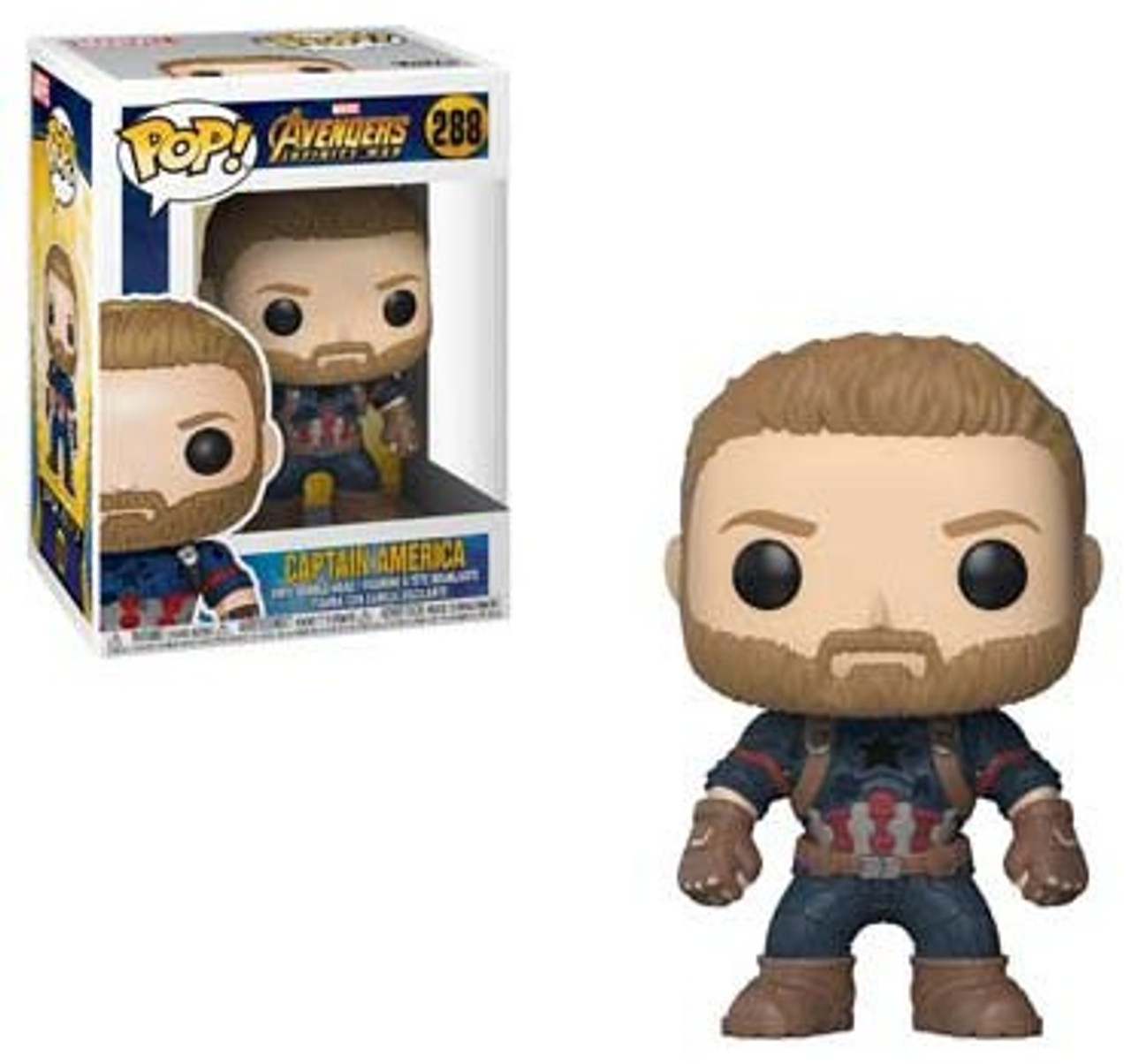 Funko Marvel Universe Avengers Infinity War Pop Marvel Captain America Vinyl Figure 288 Infinity War Toywiz - captain america infinity war roblox