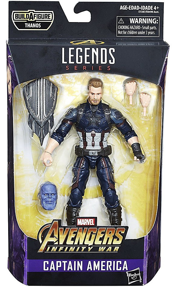 Marvel Avengers Infinity War Marvel Legends Thanos Series Captain America 6 Action Figure Hasbro Toys Toywiz