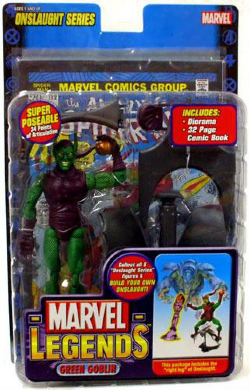 Marvel Legends Series 13 Onslaught Green Goblin Action Figure Toy Biz