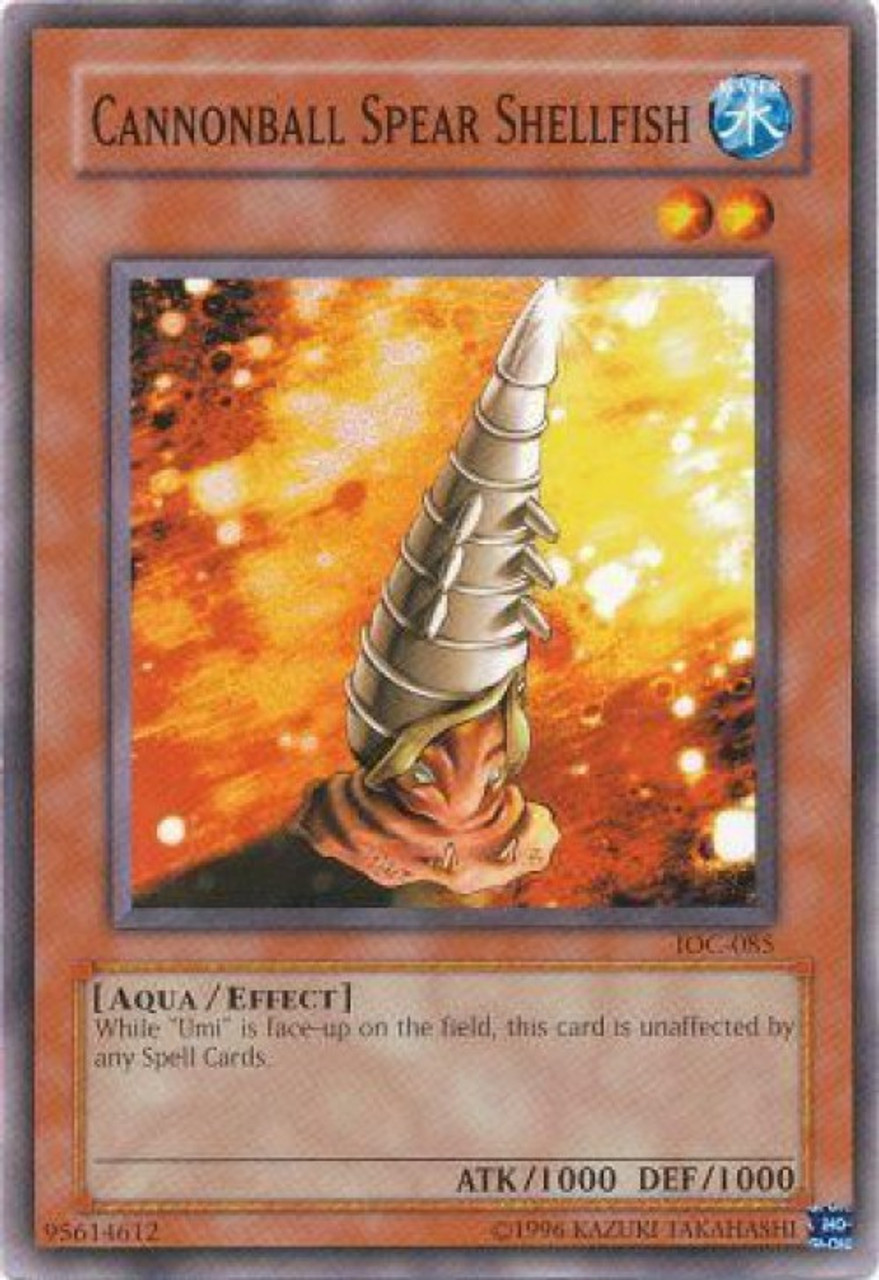Yugioh Invasion Of Chaos Single Card Common Cannonball Spear Shellfish Ioc 085 Toywiz - reign of chaos roblox