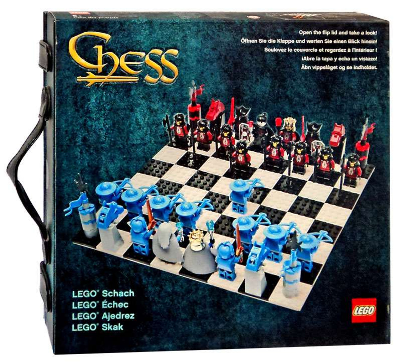 lego knights chess set