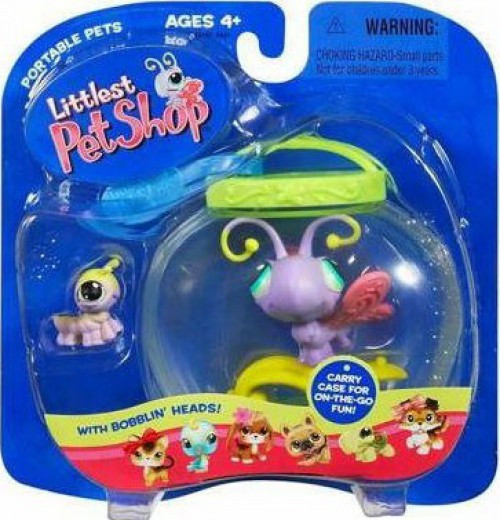 Littlest Pet Shop Pet Pairs Butterfly Caterpillar Figure 2Pack Jar
