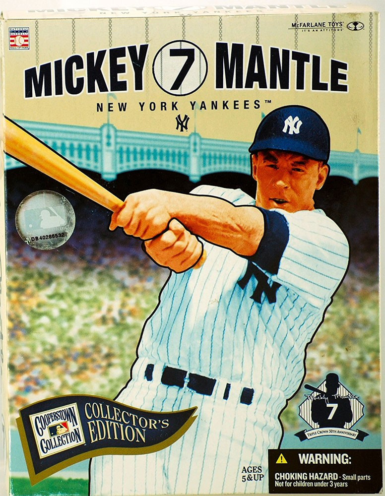 McFarlane Mickey Mantle フィギュア2 McFarlane Toys MLB New York Yankees Sports Baseball Cooperstown