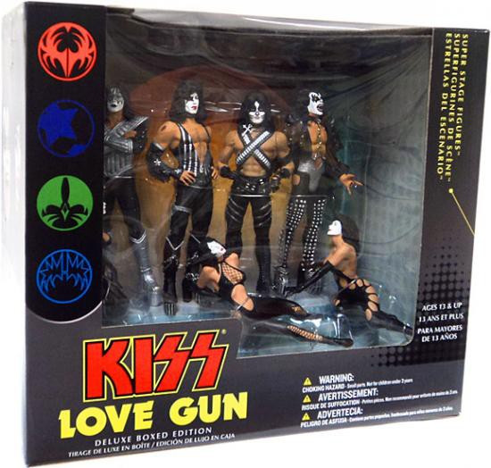 マクファーレントイズ　キッス『KISS LOVE GUN フィギュア』 McFarlane Toys KISS Love Gun Action Figure Set - ToyWiz
