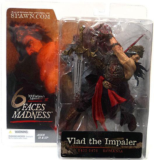 McFarlane Monsters 6 Faces of Madness　6体 McFarlane Toys Monsters 6 Faces of Madness Vlad the Impaler Action
