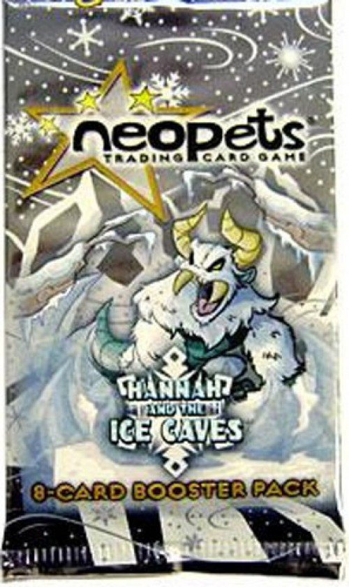 Neopets Trading Card Game Hannah and the Ice Caves Booster Pack 8 Cards