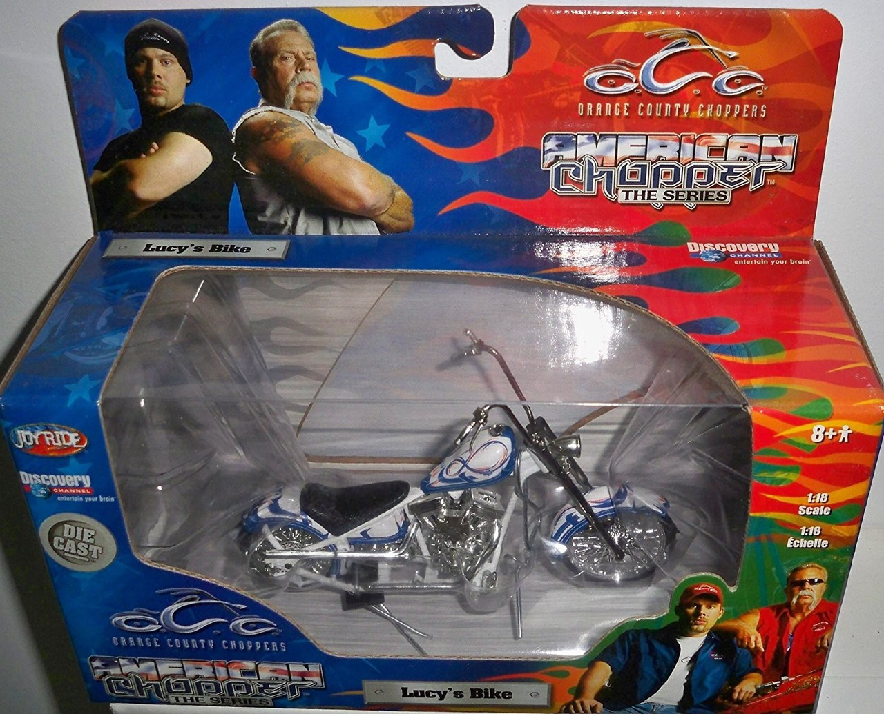Orange County Choppers Lucys Bike 118 Diecast Vehicle ERTL - ToyWiz