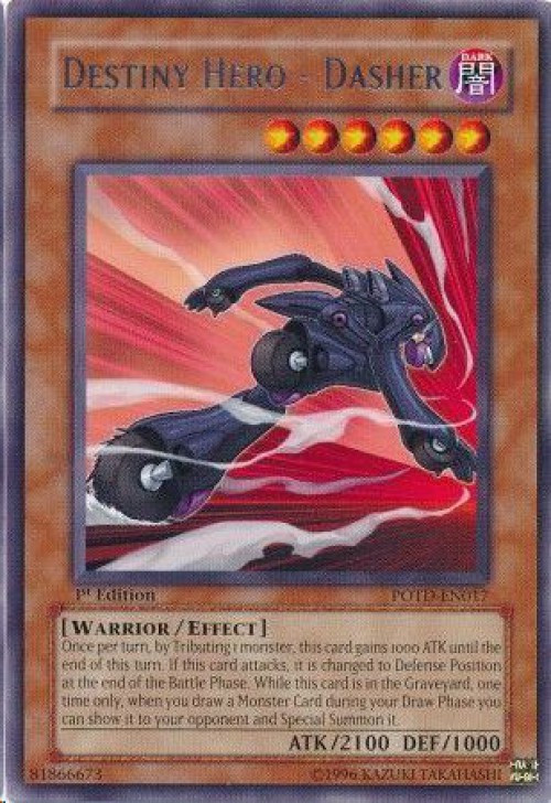 Yu-Gi-Oh! Karte – Destiny Hero Defender (POTD-EN013), Unlimited Edition, Common