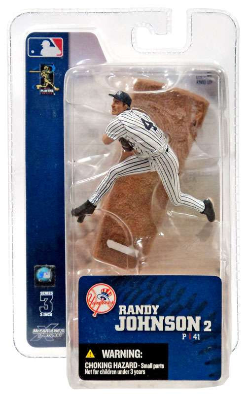 スポーツ Randy Johnson Retro Action Figure McFarlane Toys MLB New York Yankees Sports Picks Baseball 3 Inch